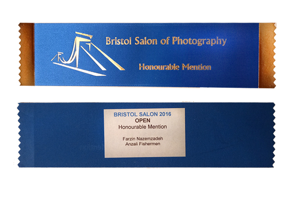 Honorable Mention FIAP Ribbon / Britain / for “Anzali Fishermen“  Bristol Salon of Photography, international photo salon under supervision  of Royal Photographic Society  (RPS). Britain